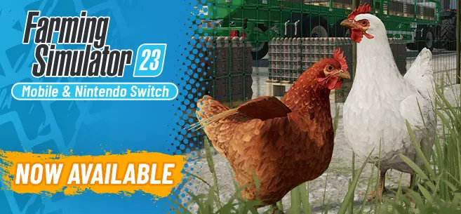 Êita, cumpadi! Agora ocê pode se jogar no Farming Simulator 23 direto no Nintendo Switch e nos seus aparelho móvel, sô! 29/05/2023 16:10:10